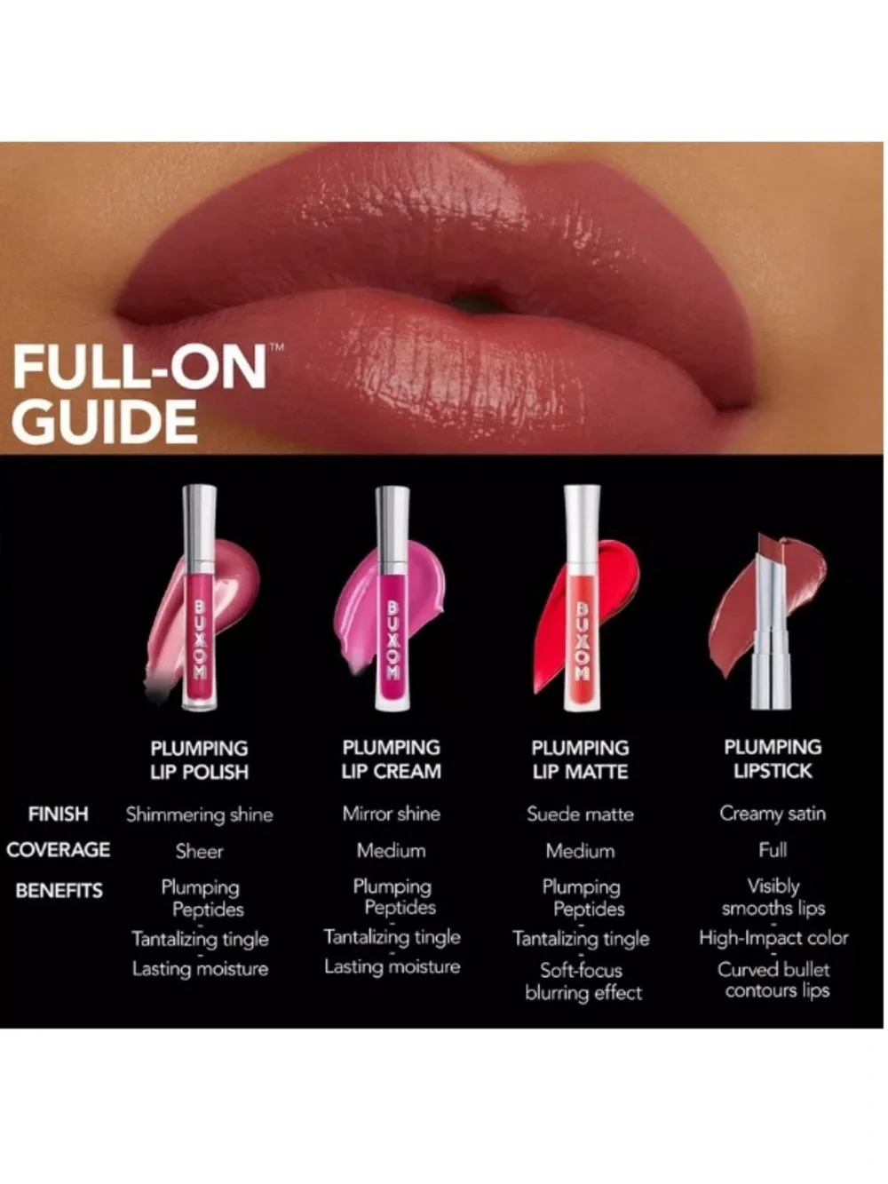 BUXOM Full-On Plumping Lip Stick Satin - CHOCOLATTE